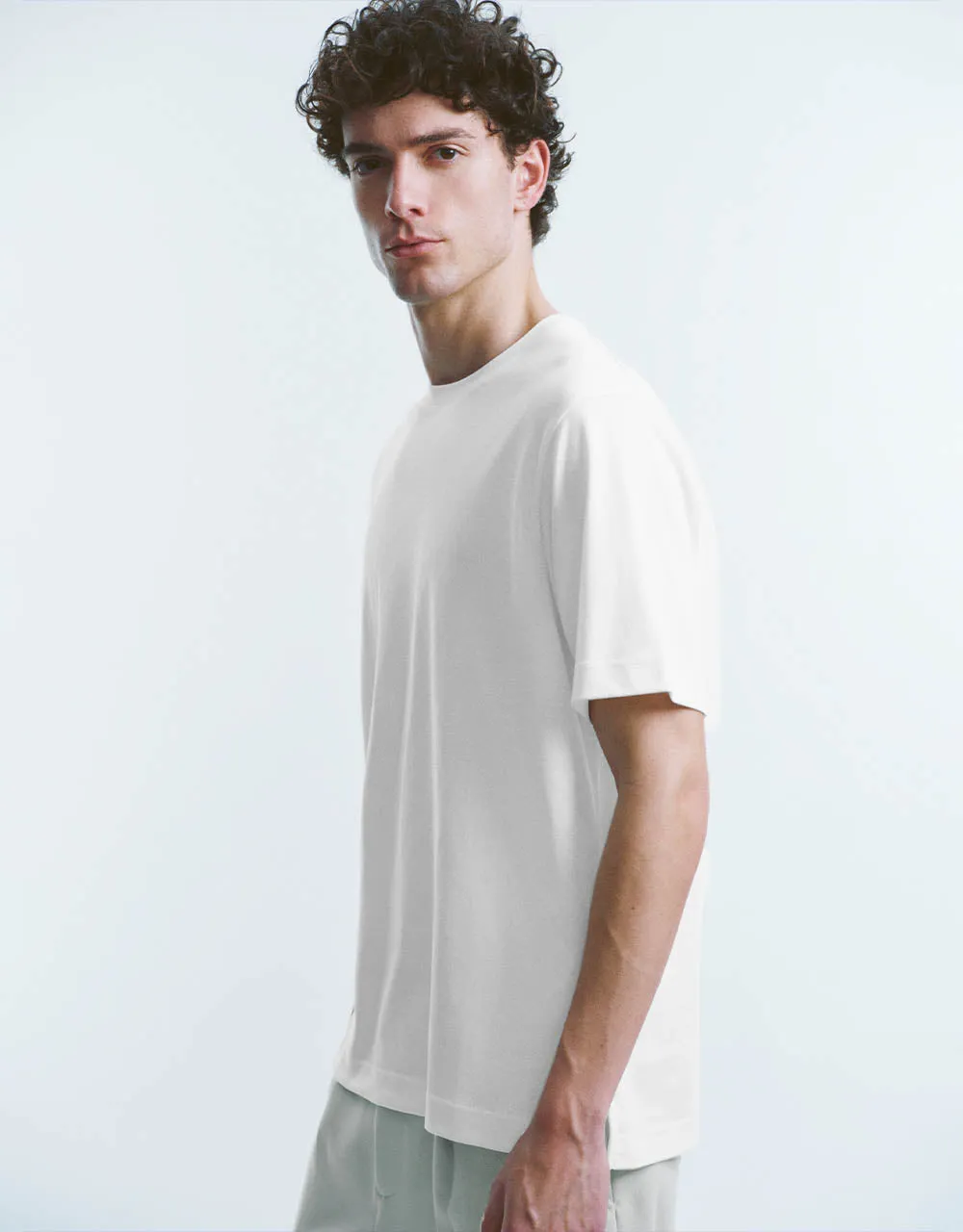 Crew Neck Knitted T-Shirt sold by Urban Revivo product image thumbnail 3