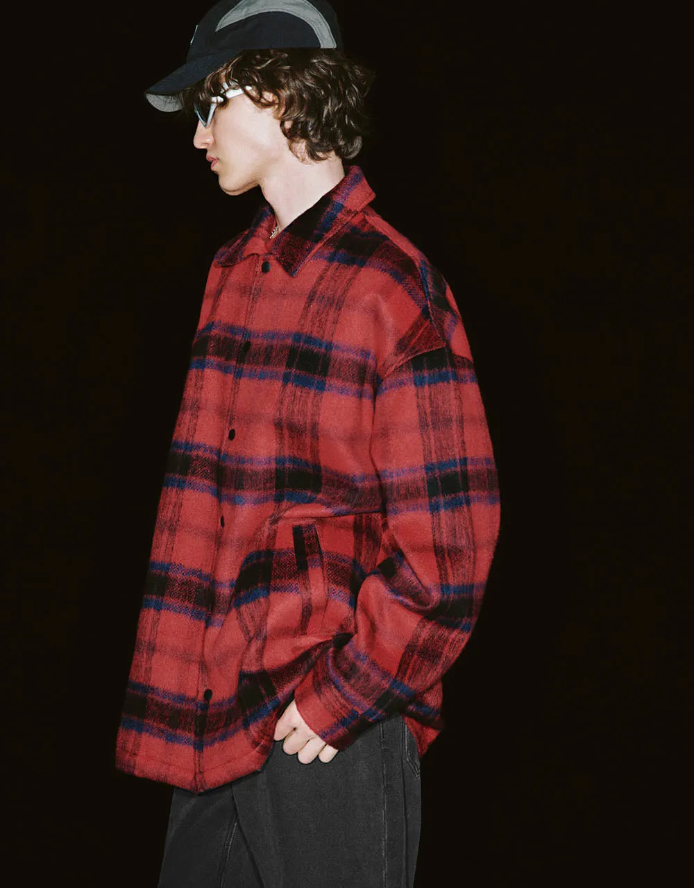 Plaid Woolen Jacket sold by Urban Revivo product image thumbnail 3