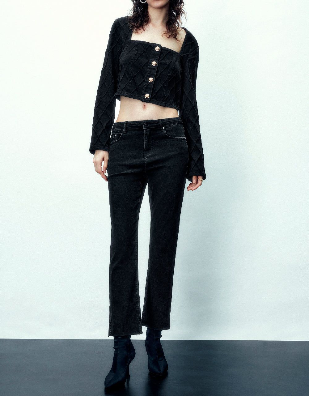 Skinny Straight Jeans sold by Urban Revivo product image thumbnail 2