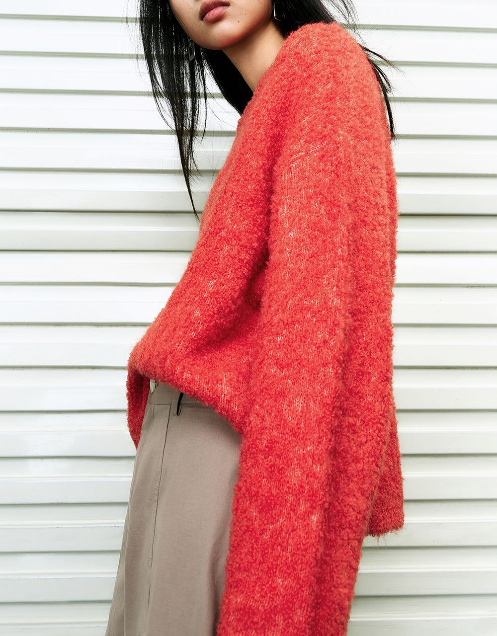 Drop Shoulder Sleeve Sweater sold by Urban Revivo product image thumbnail 3