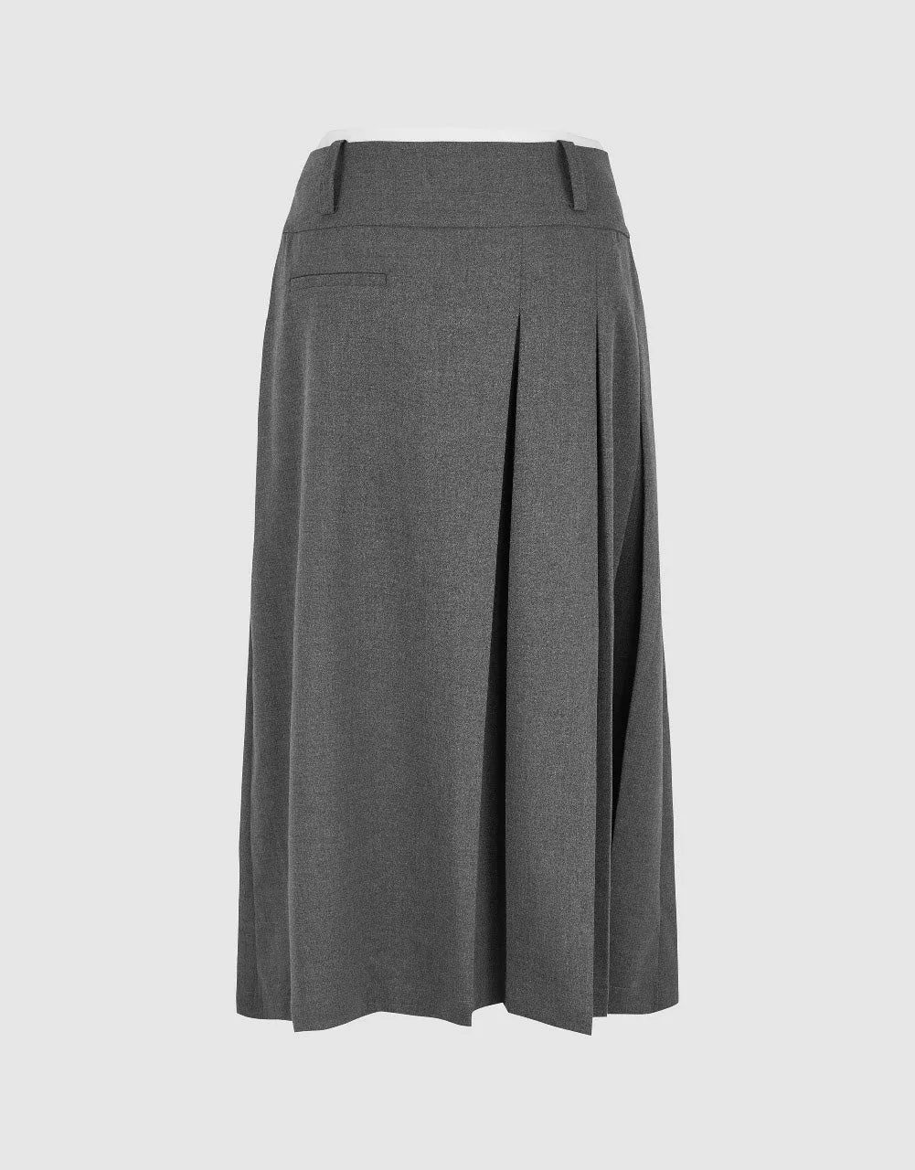 Pleated Midi A-Line Skirt sold by Urban Revivo product image thumbnail 3