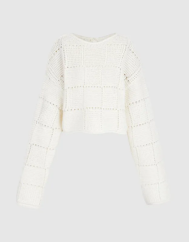 Plain Crew Neck Sweater sold by Urban Revivo