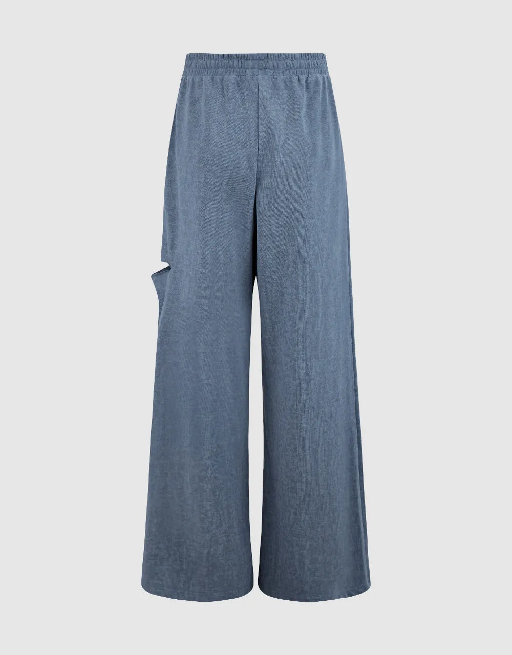 Drawstring Waist Straight Pants sold by Urban Revivo product image thumbnail 3