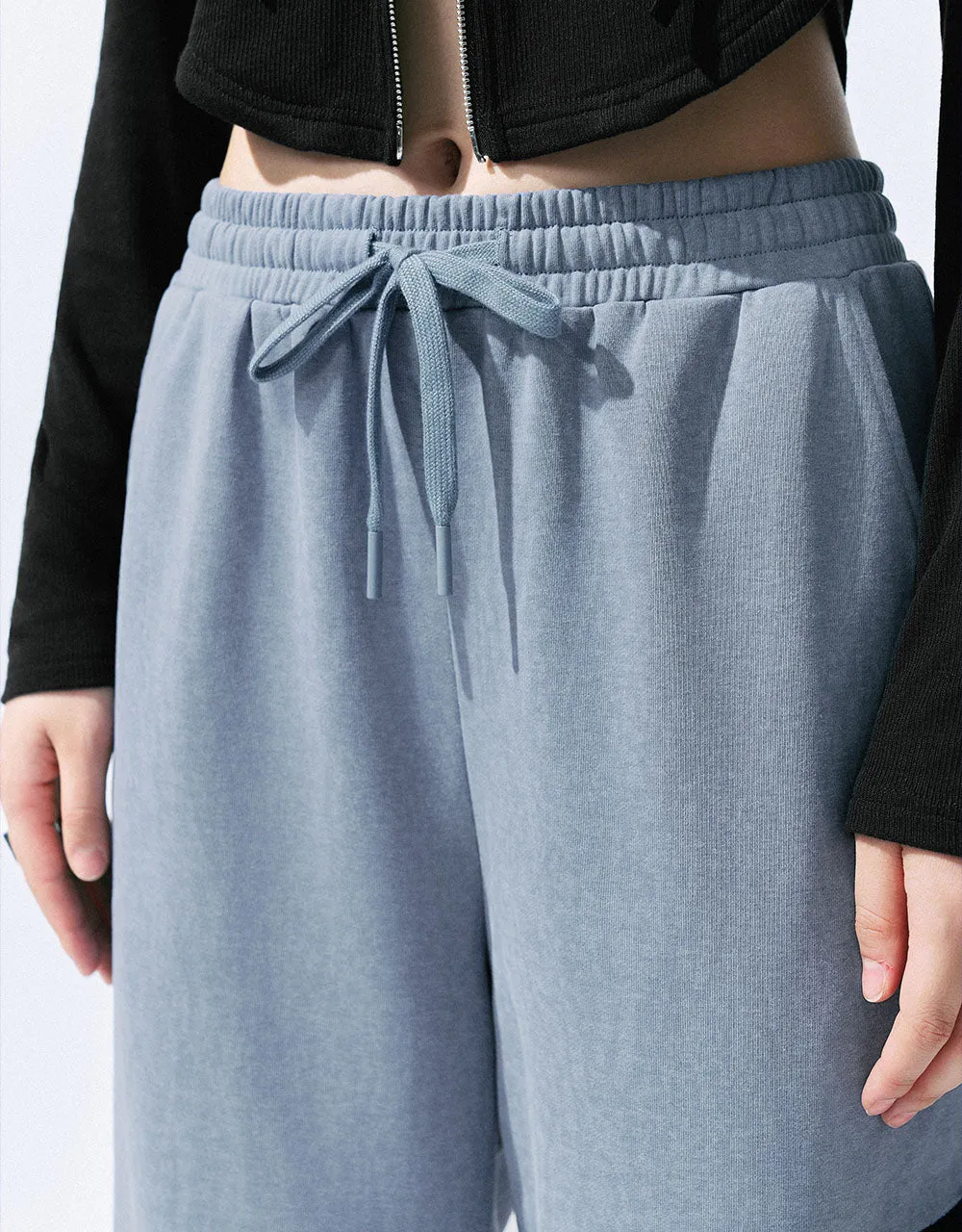 Drawstring Waist Straight Pants sold by Urban Revivo product image thumbnail 5