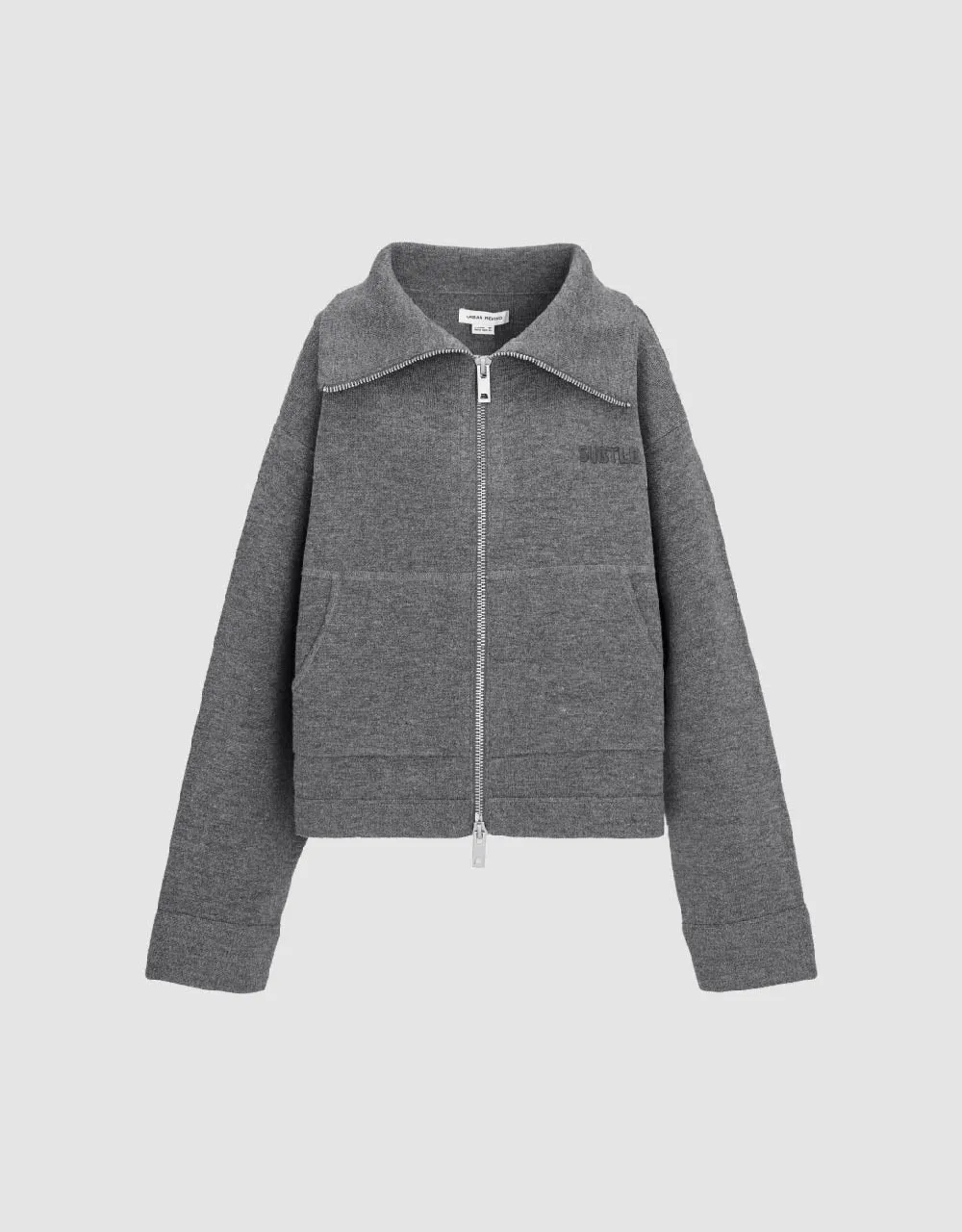 Zipper Front Knitted Cardigan sold by Urban Revivo product image thumbnail 2