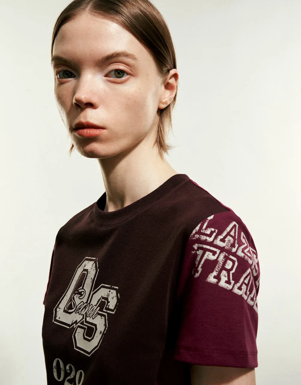 Printed Crew Neck T-Shirt sold by Urban Revivo product image thumbnail 5