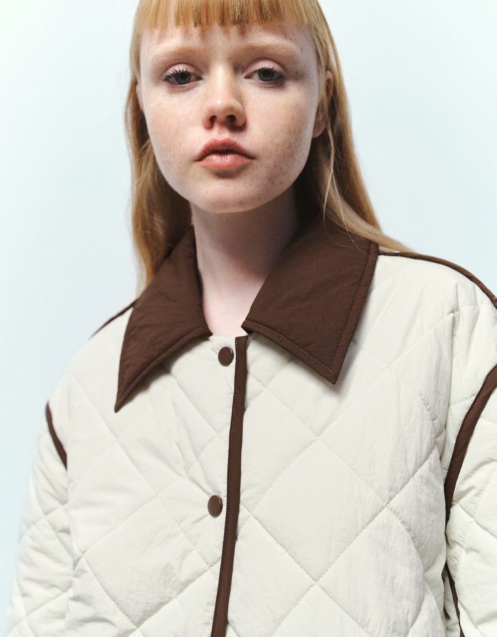 Presed Button Embossed Padded Coat sold by Urban Revivo product image thumbnail 5