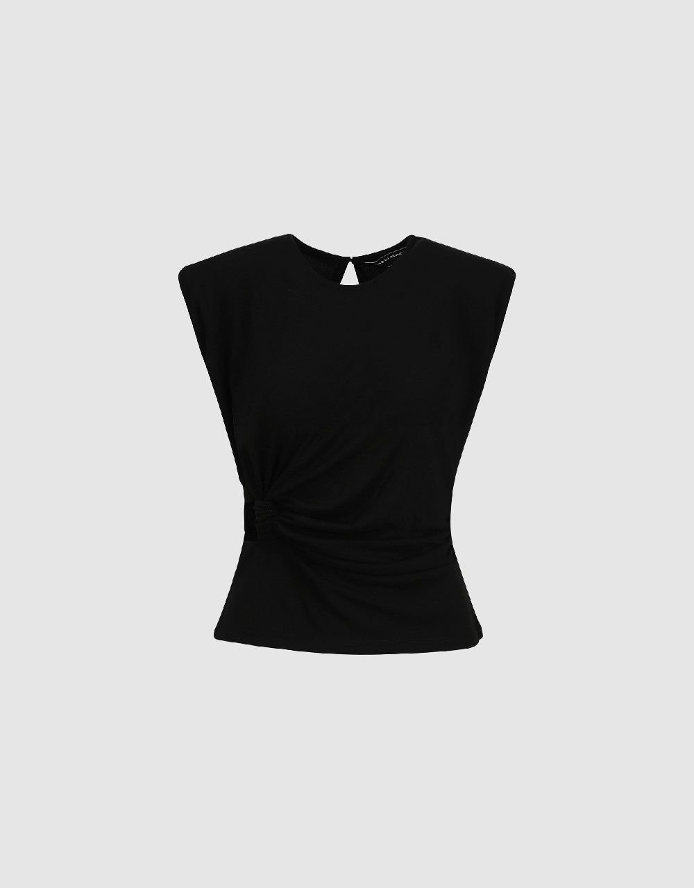 Ruched Crew Neck Tank Top sold by Urban Revivo product image thumbnail 2