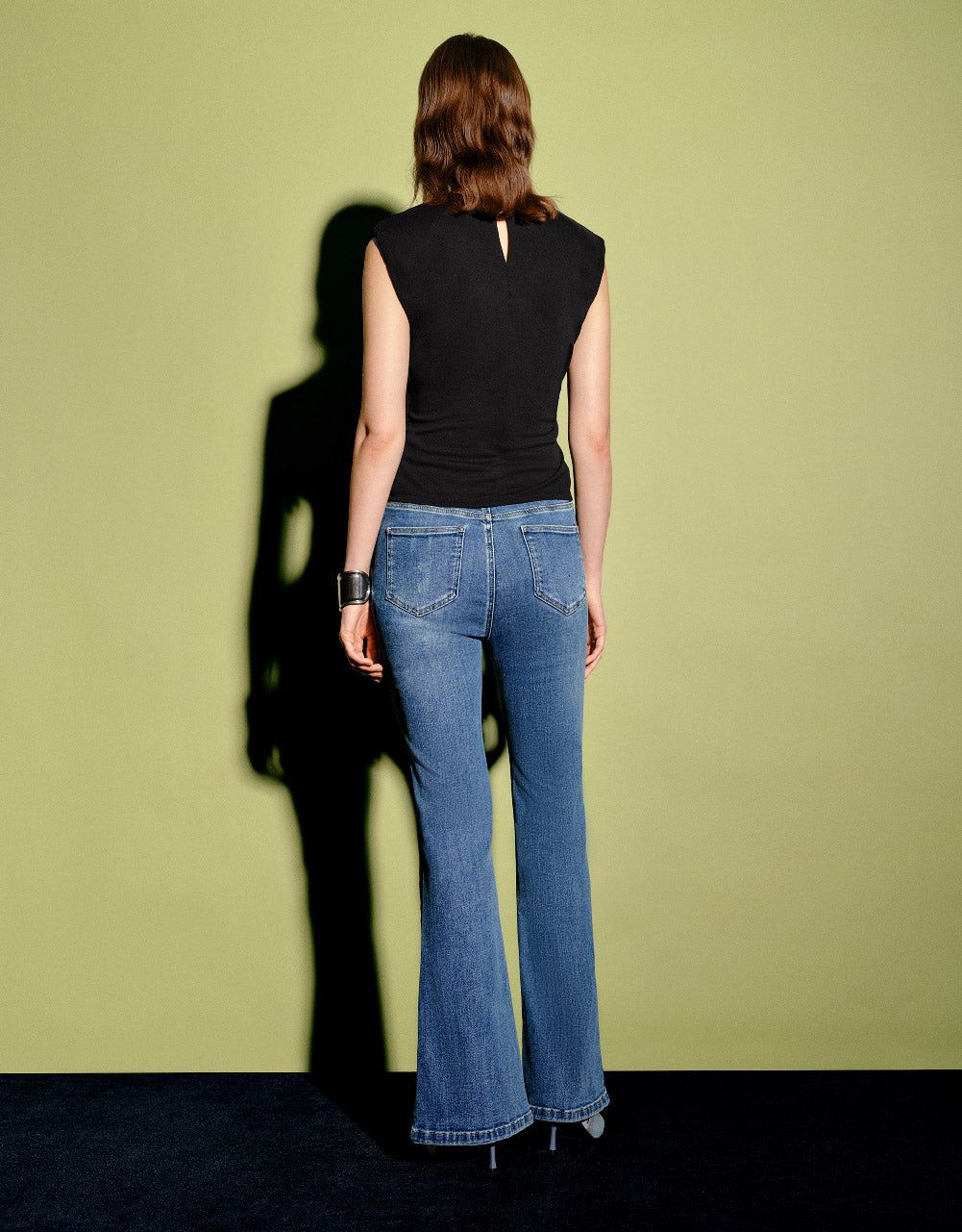 Ruched Crew Neck Tank Top sold by Urban Revivo product image thumbnail 4