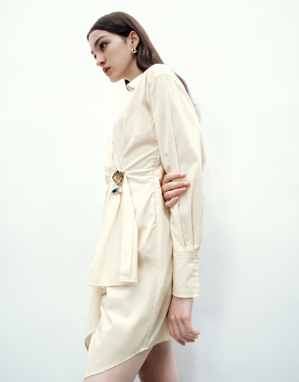 Wrapped Skater Shirt Dress sold by Urban Revivo product image thumbnail 2