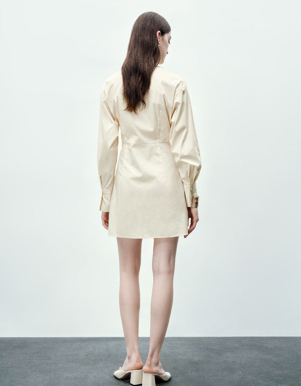 Wrapped Skater Shirt Dress sold by Urban Revivo product image thumbnail 3