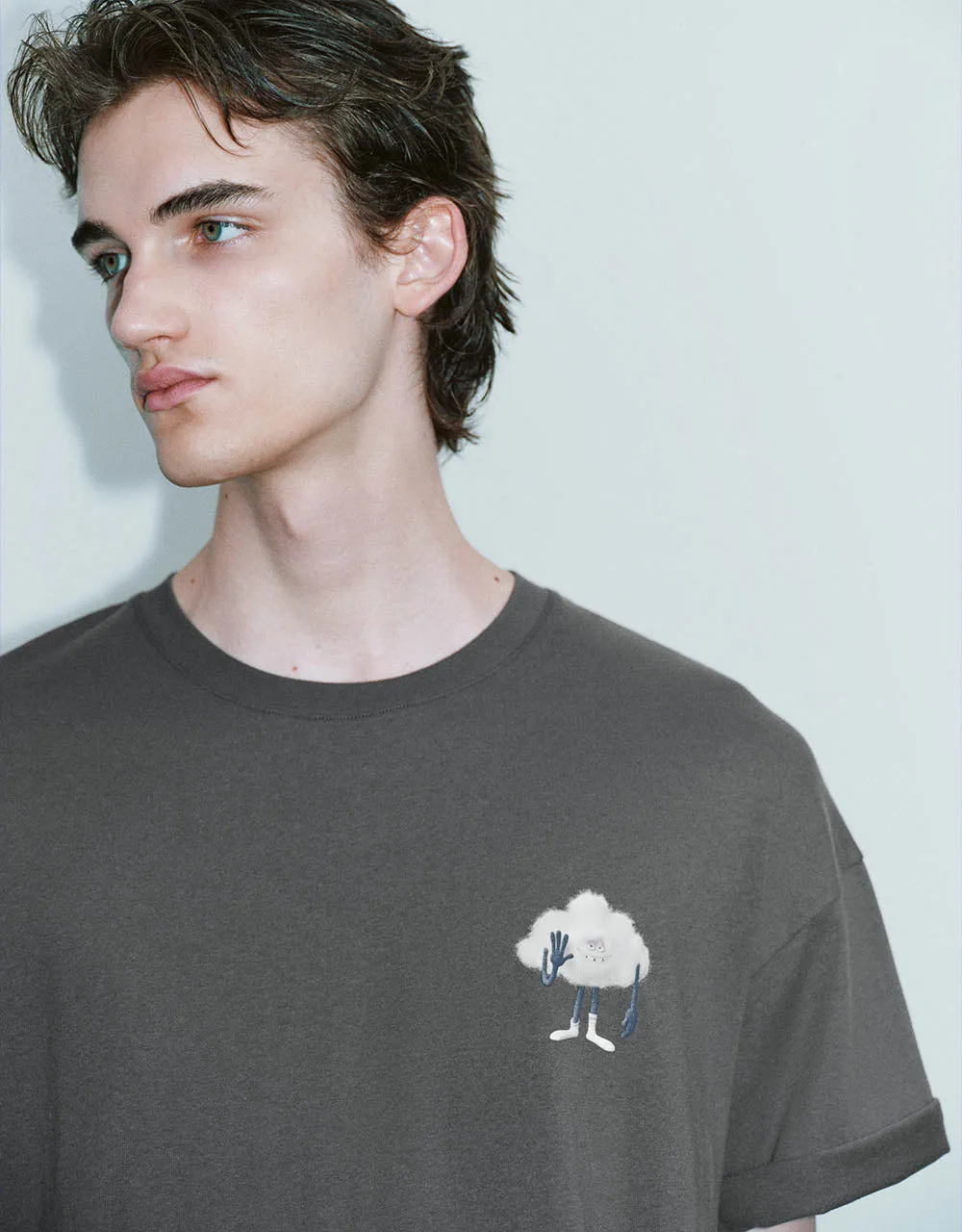 Printed Crew Neck T-Shirt sold by Urban Revivo product image thumbnail 4