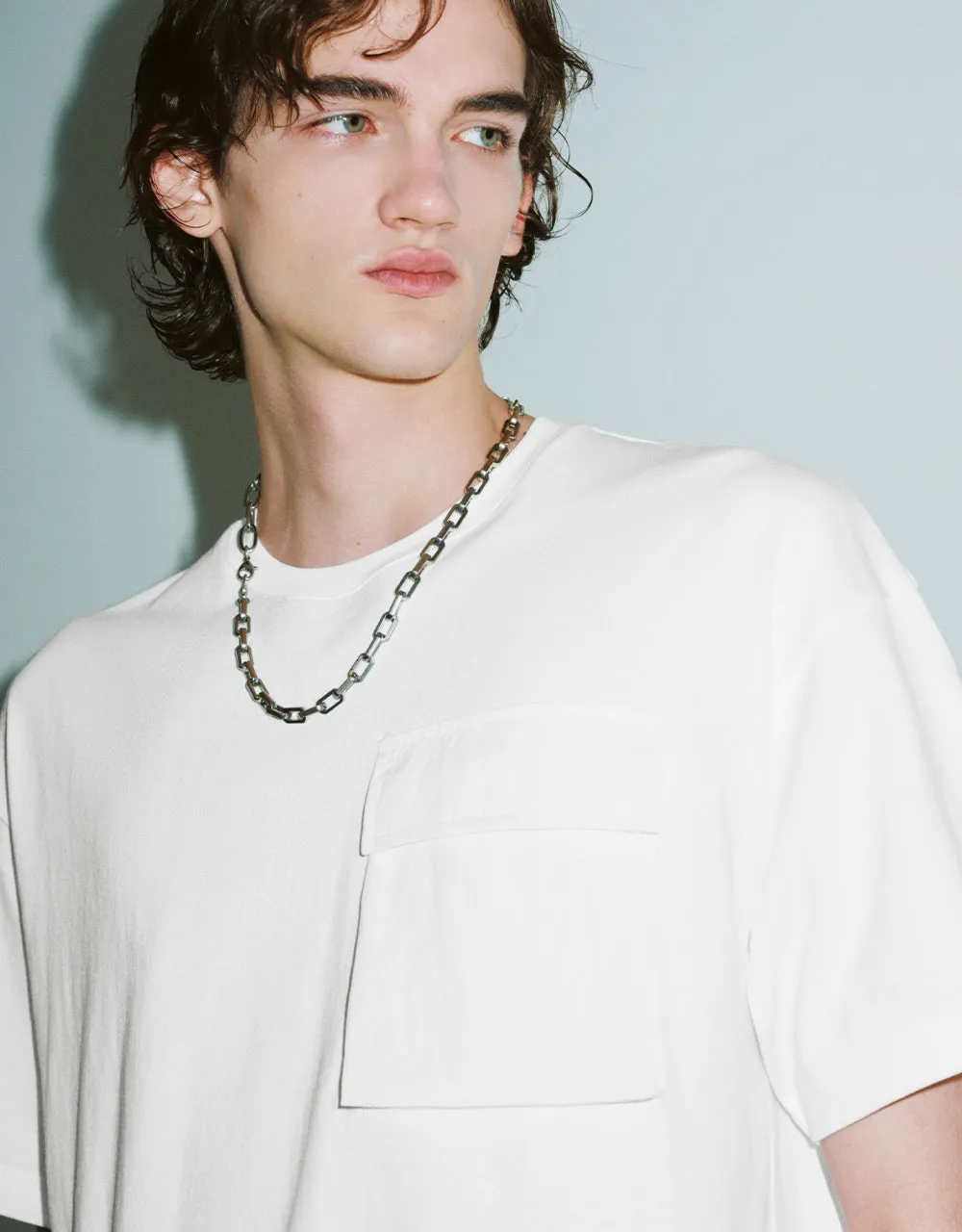 Crew Neck Loose T-Shirt sold by Urban Revivo product image thumbnail 4