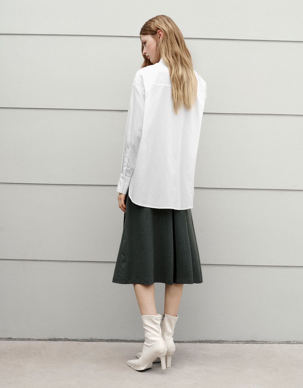 Button Up Straight Shirt sold by Urban Revivo product image thumbnail 4