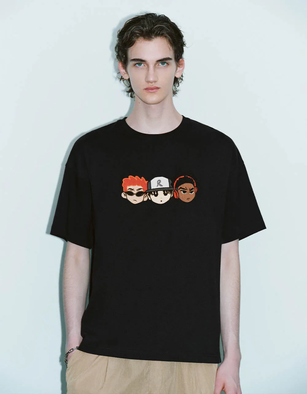 Crew Neck Loose T-Shirt sold by Urban Revivo