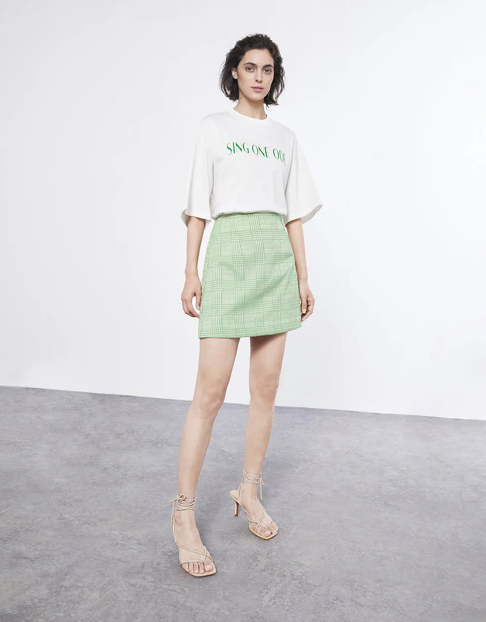Plaid Pattern Mini Skirt sold by Urban Revivo product image thumbnail 3