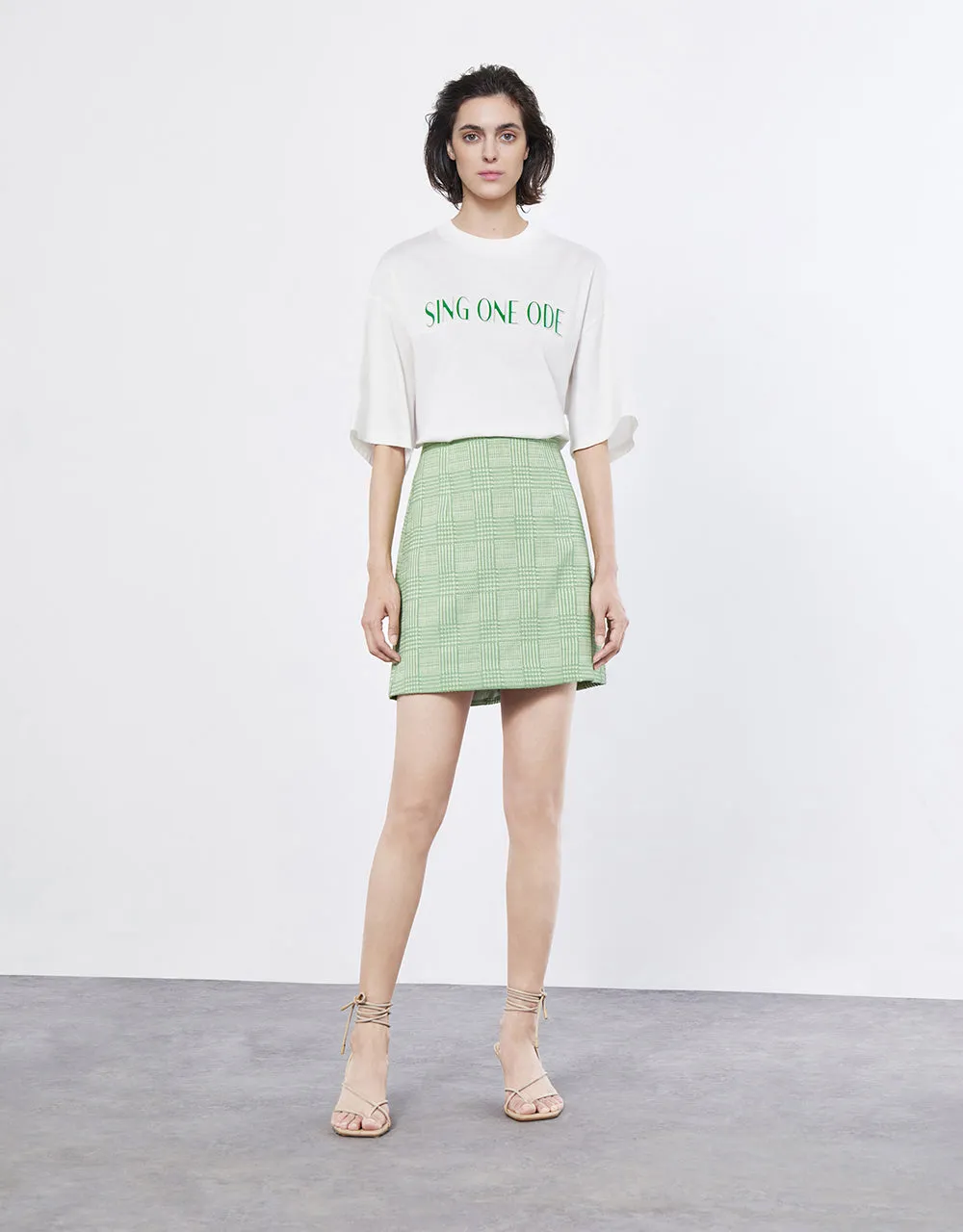 Plaid Pattern Mini Skirt sold by Urban Revivo product image thumbnail 2