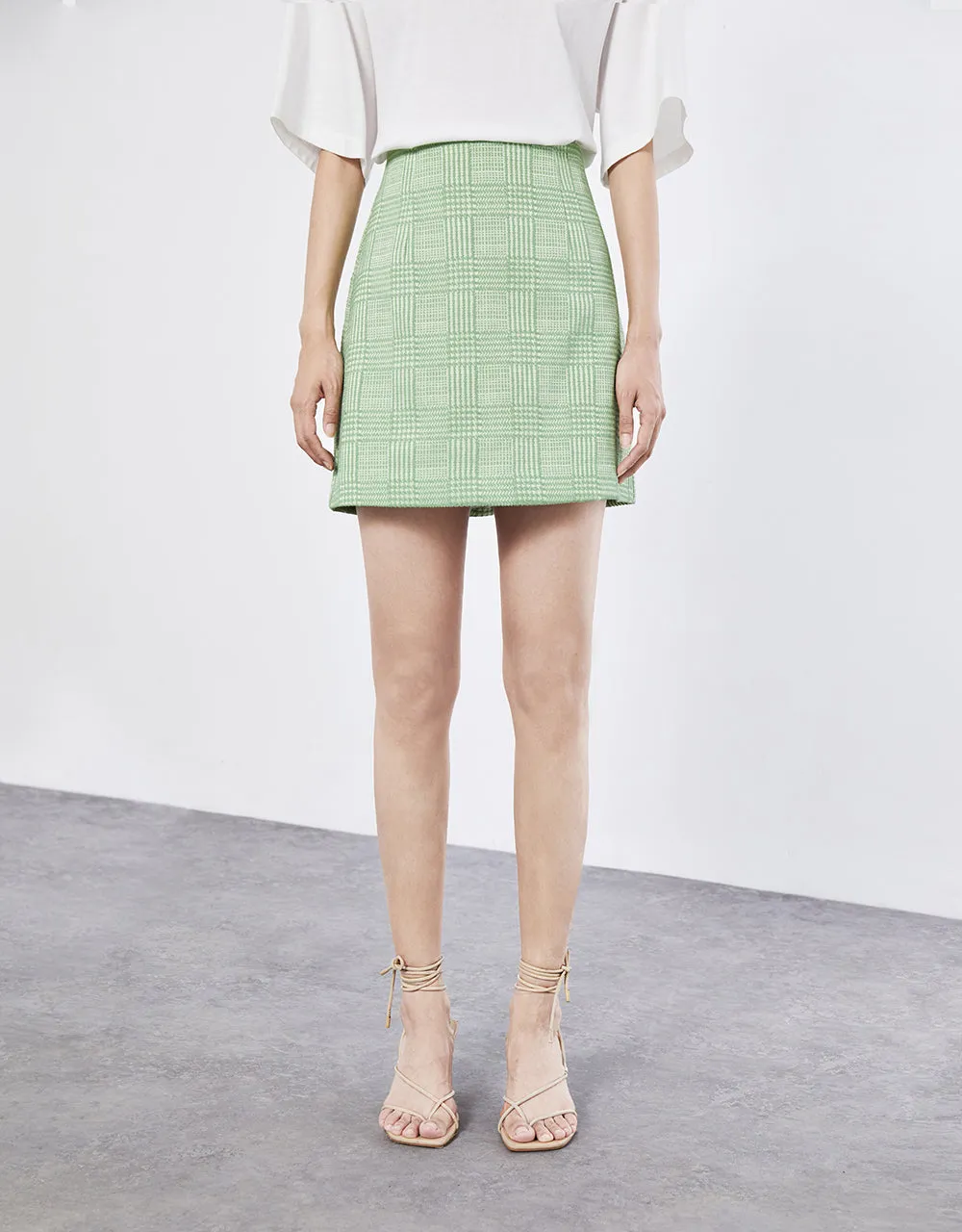 Plaid Pattern Mini Skirt sold by Urban Revivo product image thumbnail 5