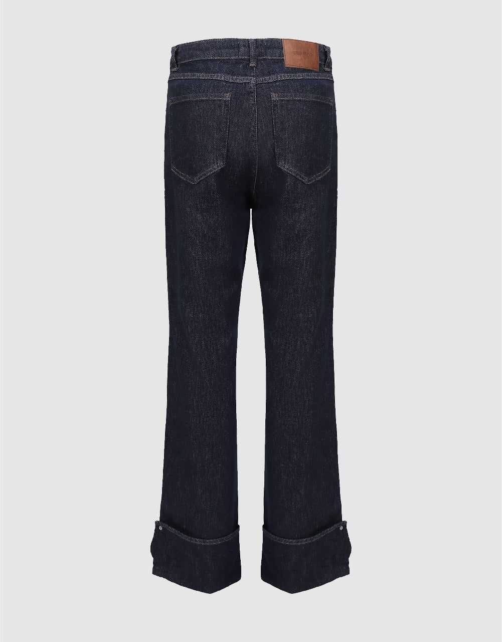 Roll Up Hem Straight Jeans sold by Urban Revivo product image thumbnail 2