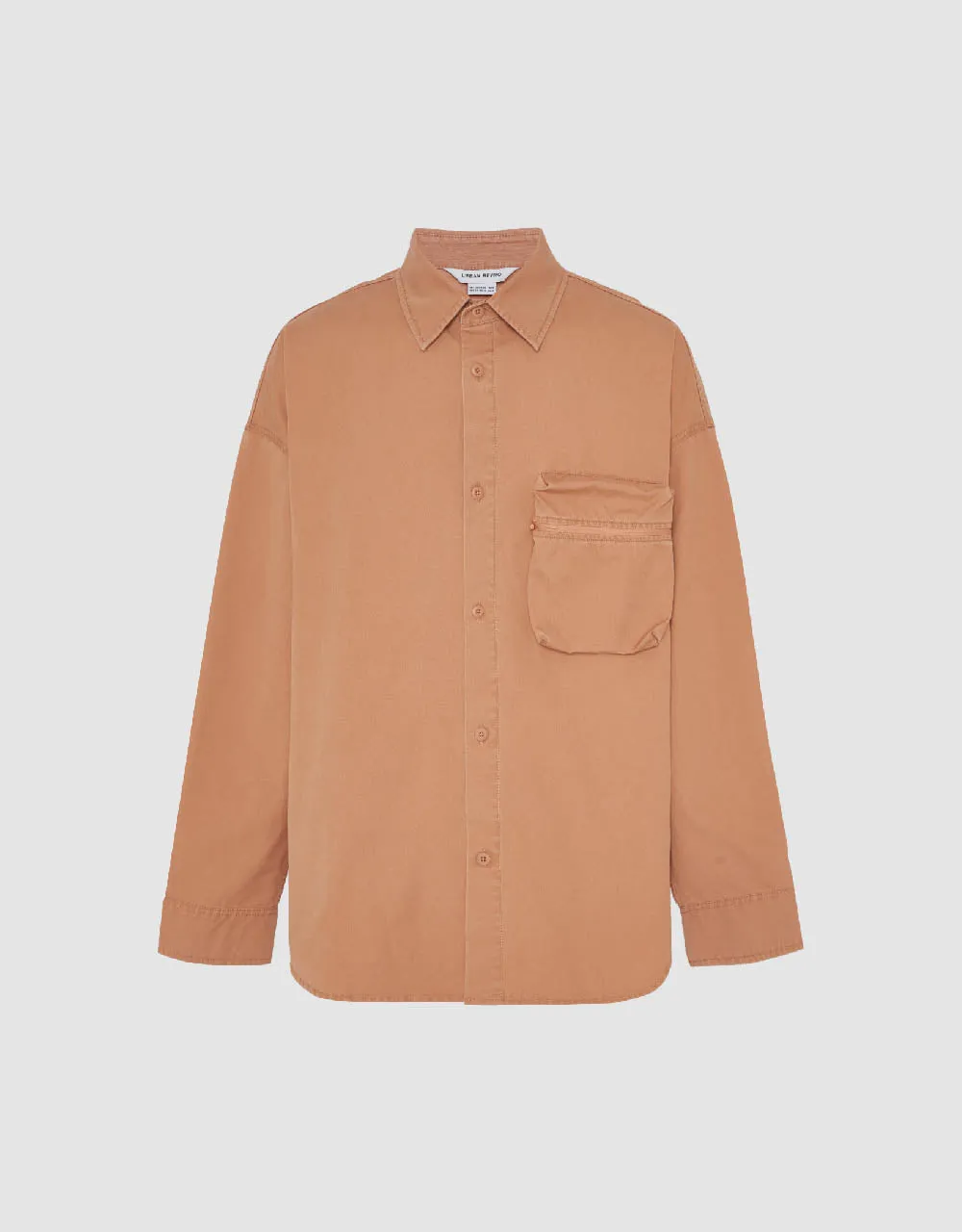 Straight Oversized Shirt sold by Urban Revivo