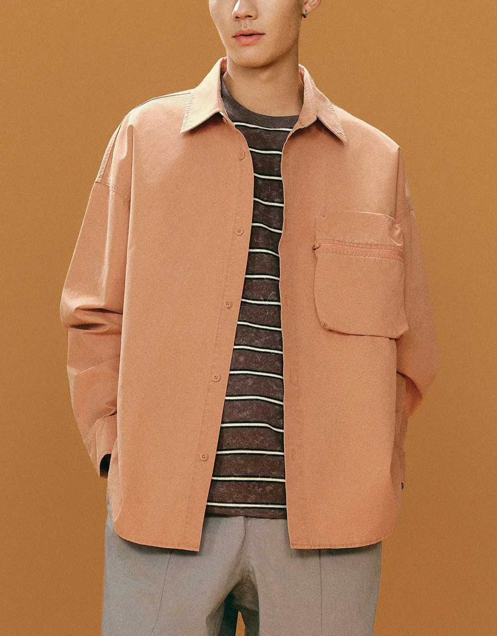 Straight Oversized Shirt sold by Urban Revivo product image thumbnail 2