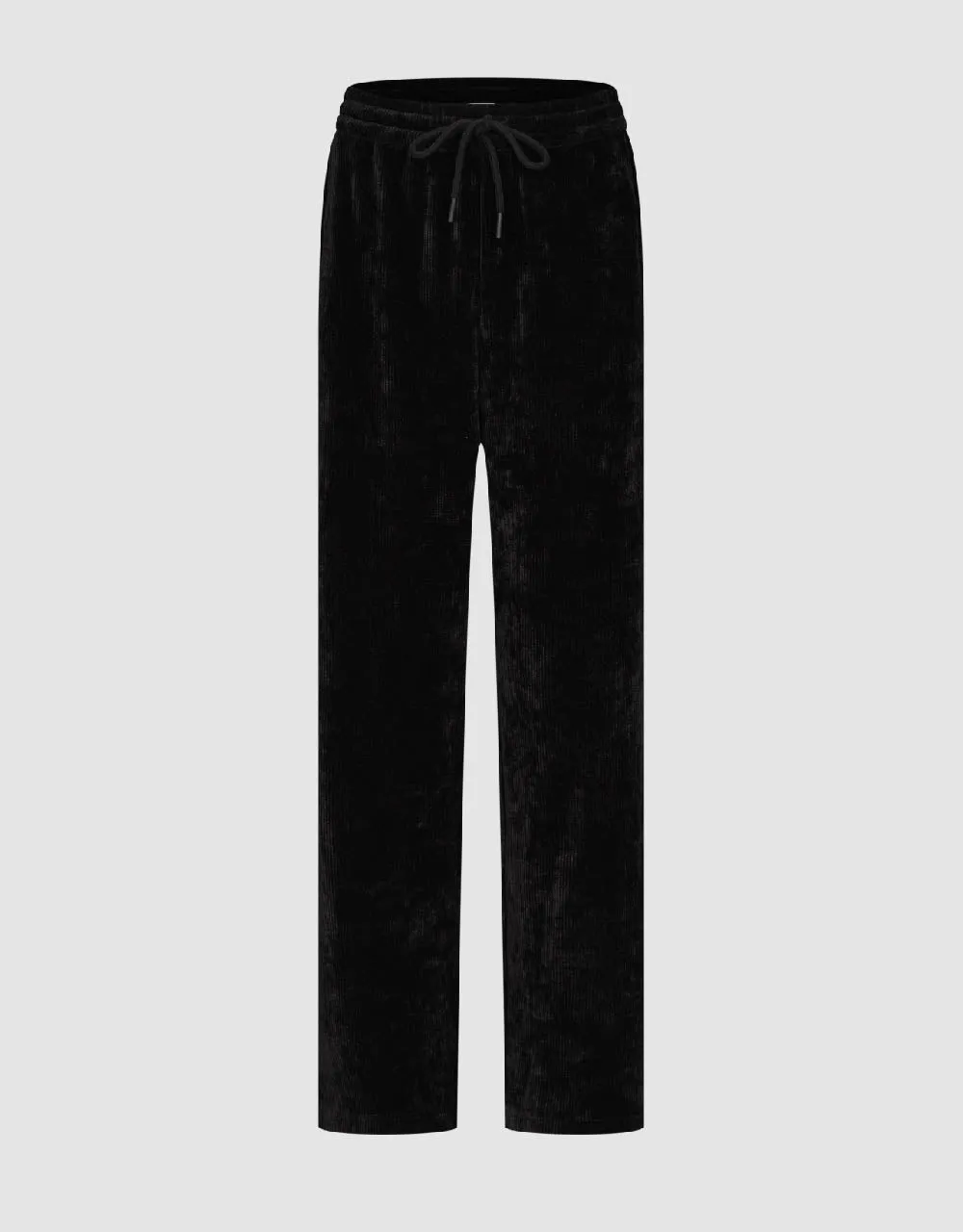 Drawstring Waist Knitted Straight Pants sold by Urban Revivo