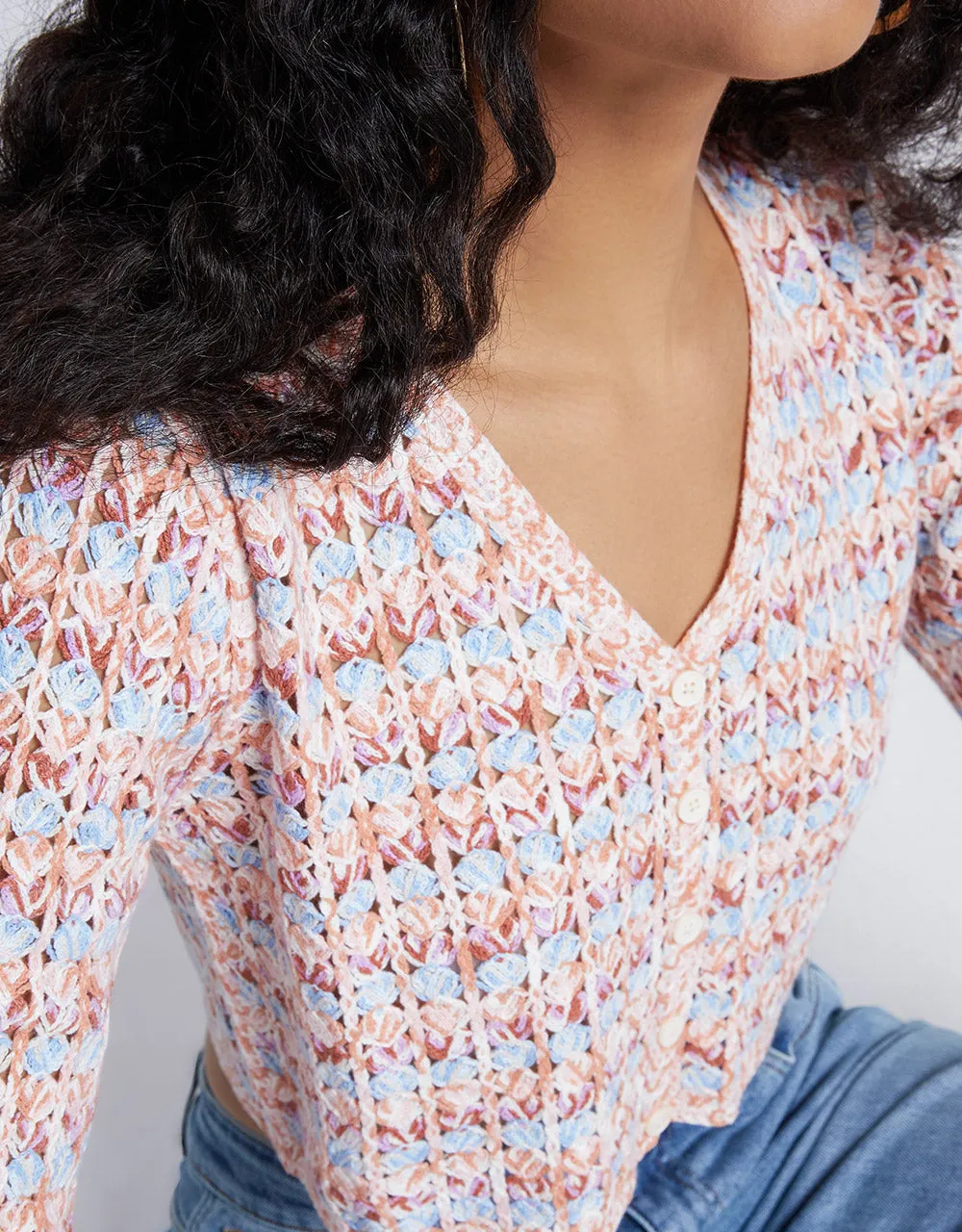 Striped Button Up Cardigan sold by Urban Revivo product image thumbnail 4