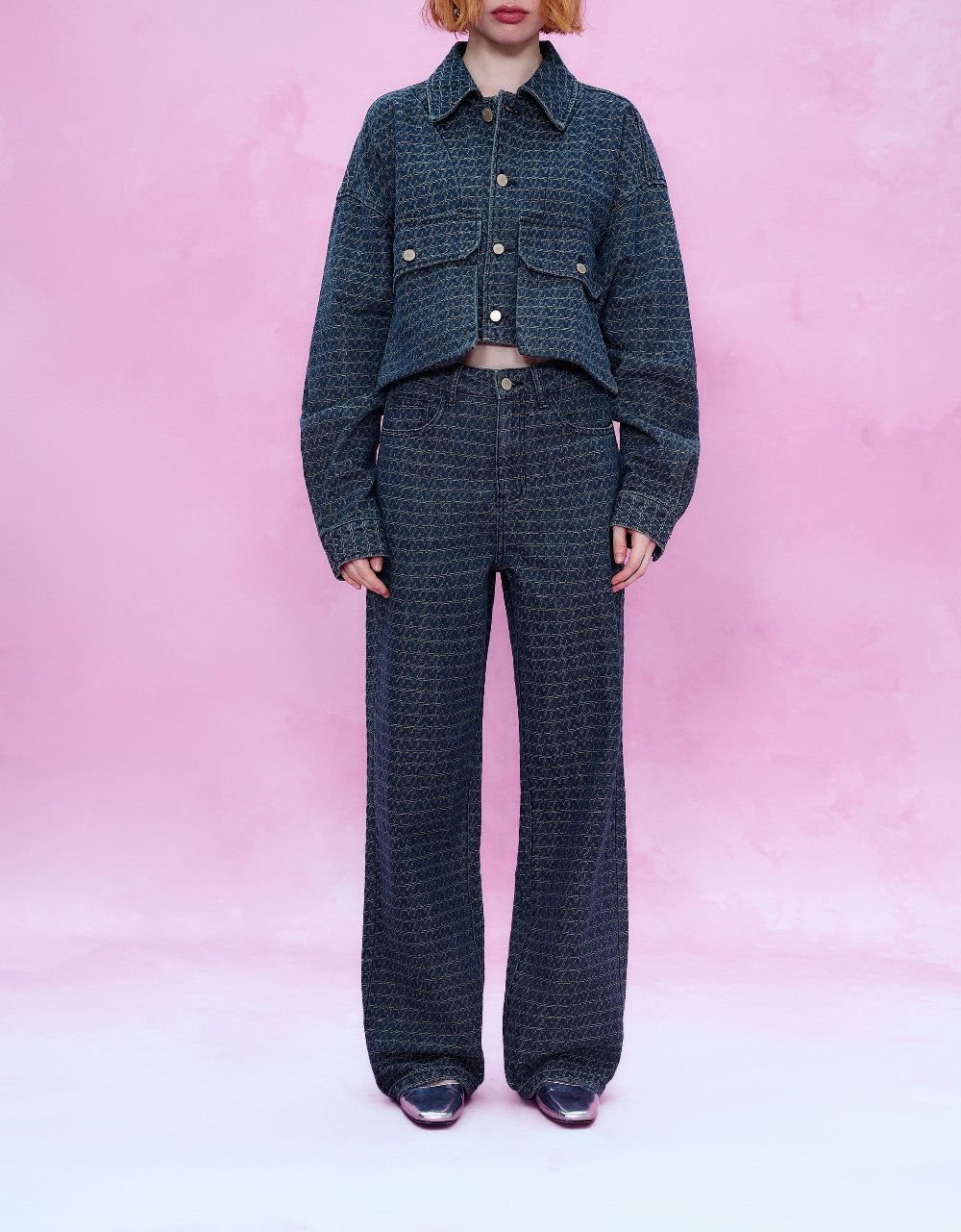 Textured Wide-Leg Jeans sold by Urban Revivo product image thumbnail 2