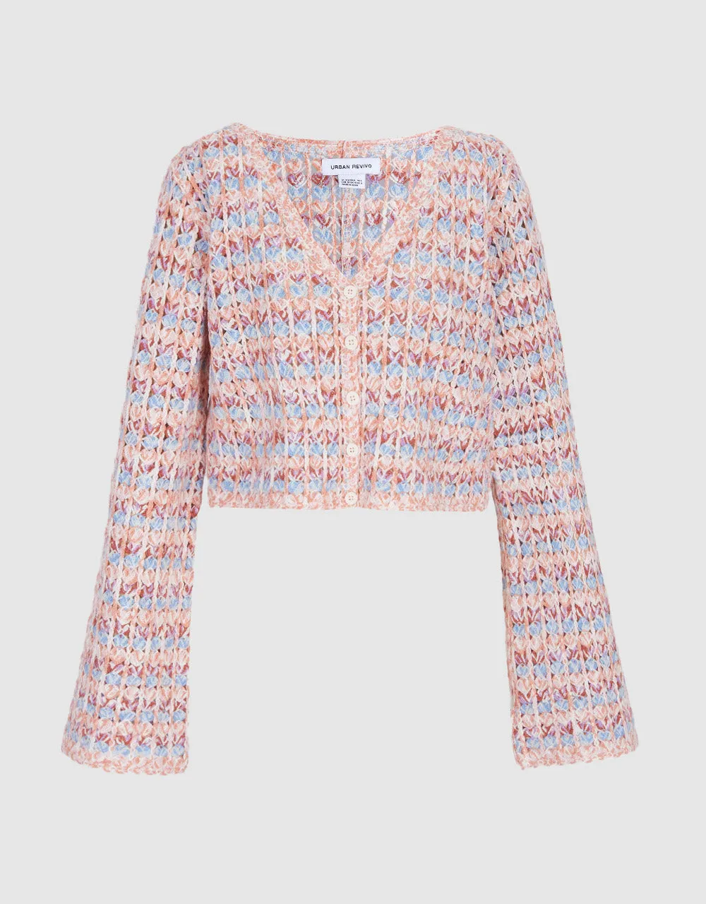 Striped Button Up Cardigan sold by Urban Revivo