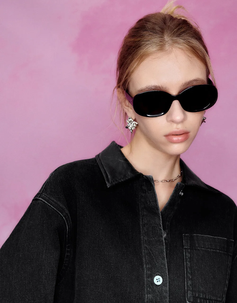 Button Up Denim Shirt sold by Urban Revivo product image thumbnail 3