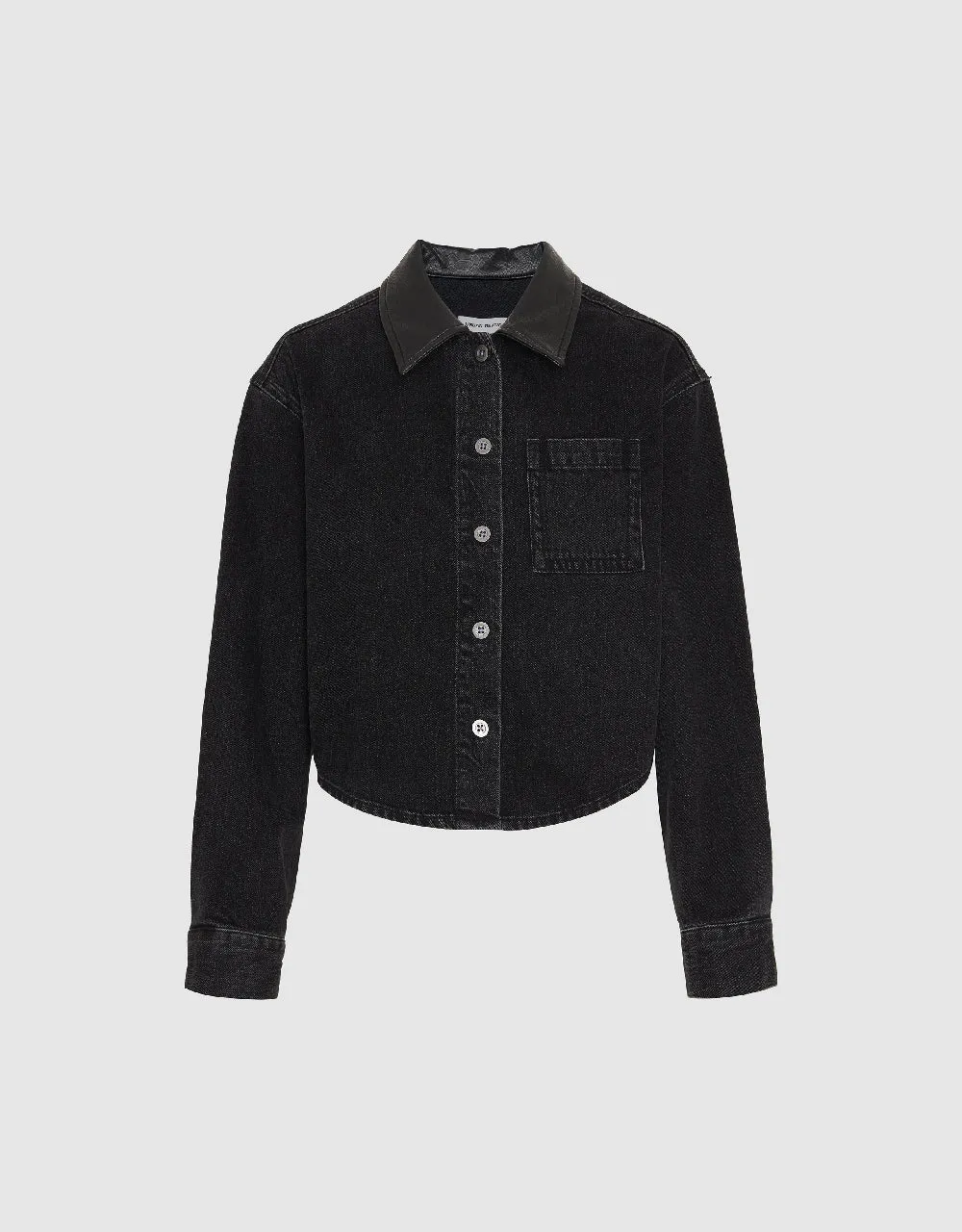 Button Up Denim Shirt sold by Urban Revivo product image thumbnail 2
