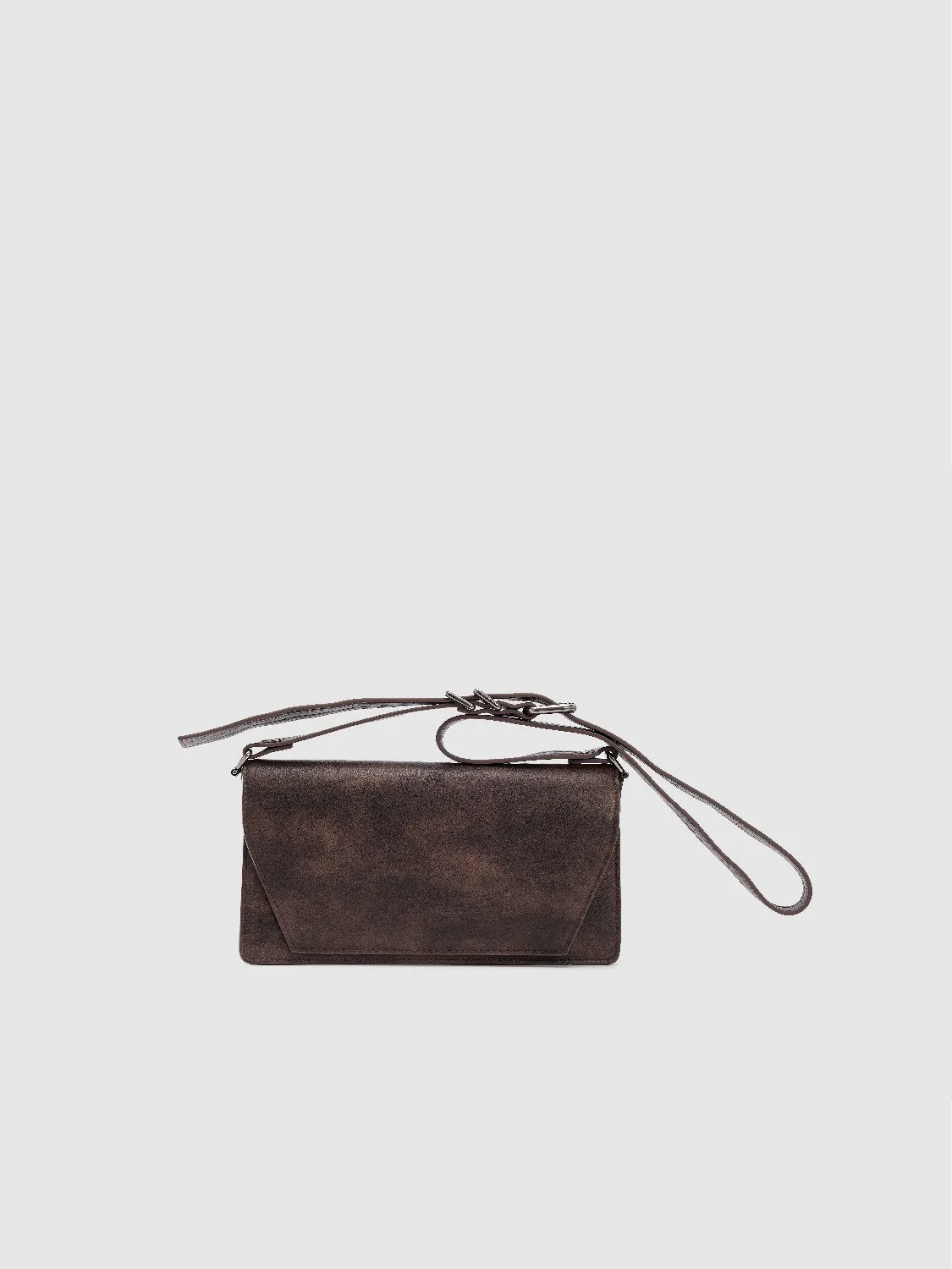 Distressed Vegan Leather Shoulder Bag sold by Urban Revivo