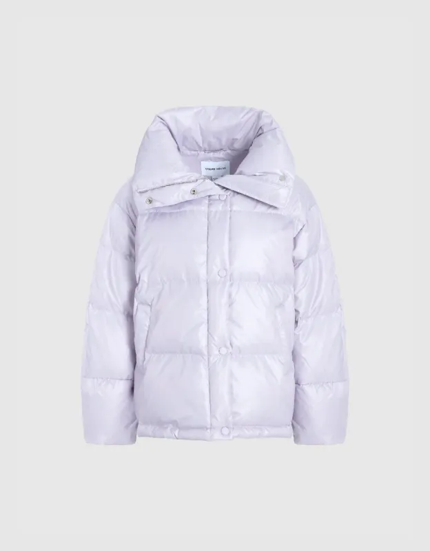 Stand Collar Puffer Coat sold by Urban Revivo