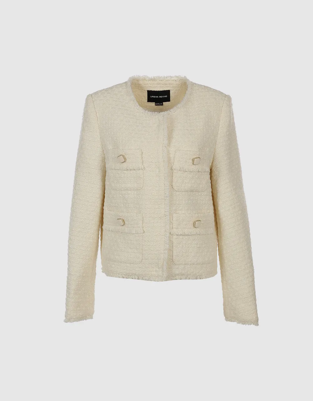 Multi-Pocket Tweed Jacket sold by Urban Revivo product image thumbnail 2