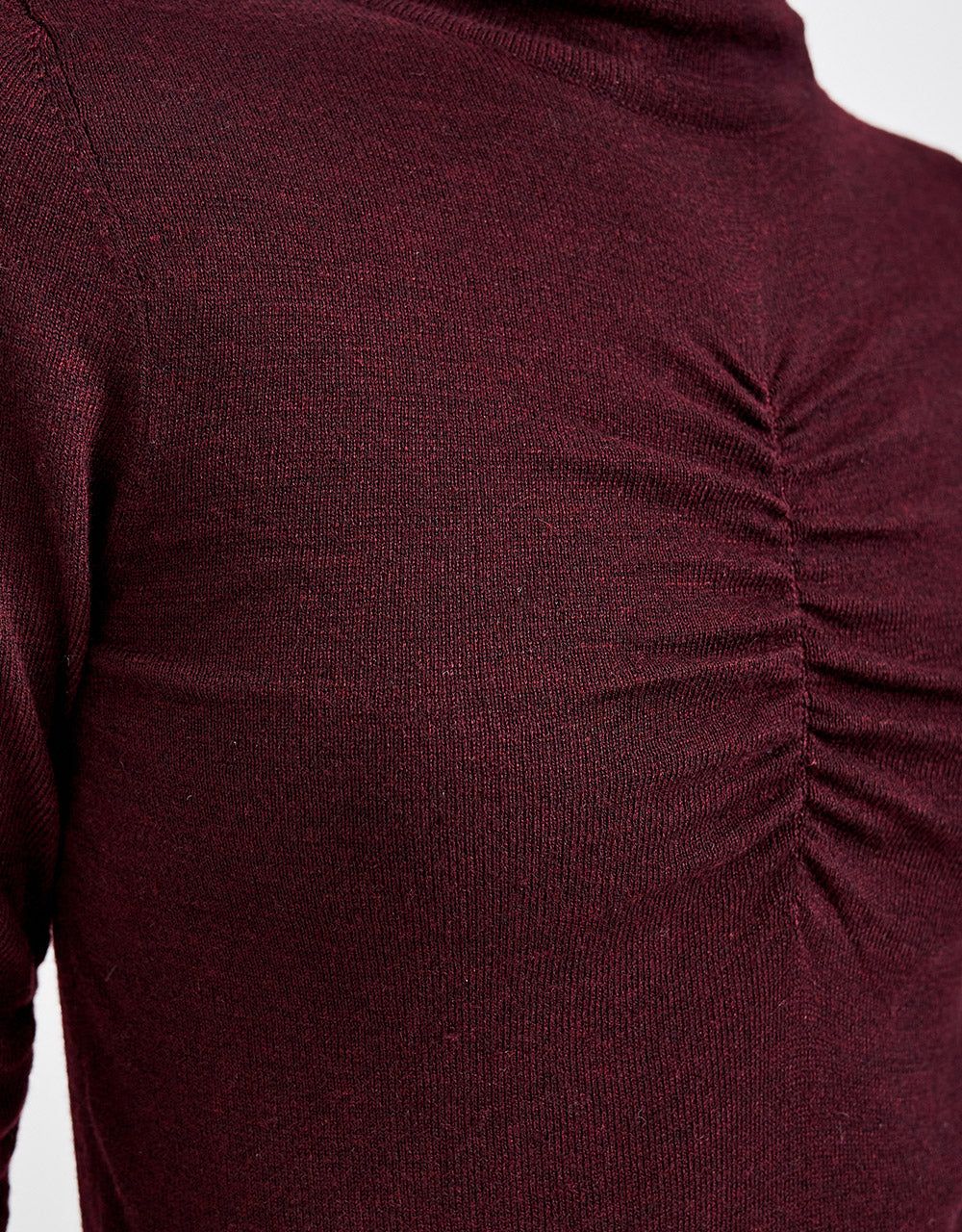 Wrap V-Neck Knitted T-Shirt sold by Urban Revivo product image thumbnail 2