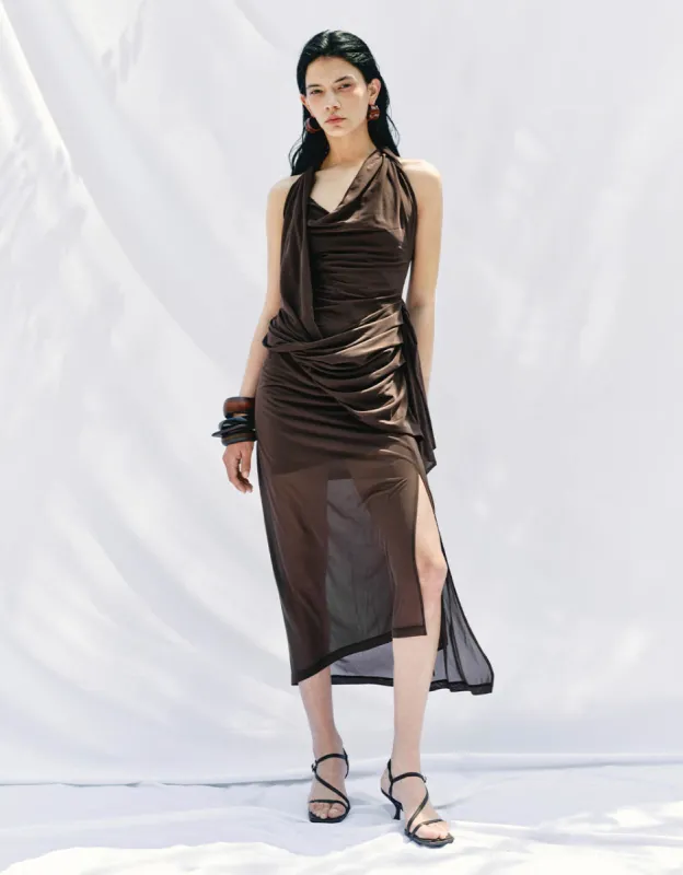 Halter Neck Skinny Dress sold by Urban Revivo