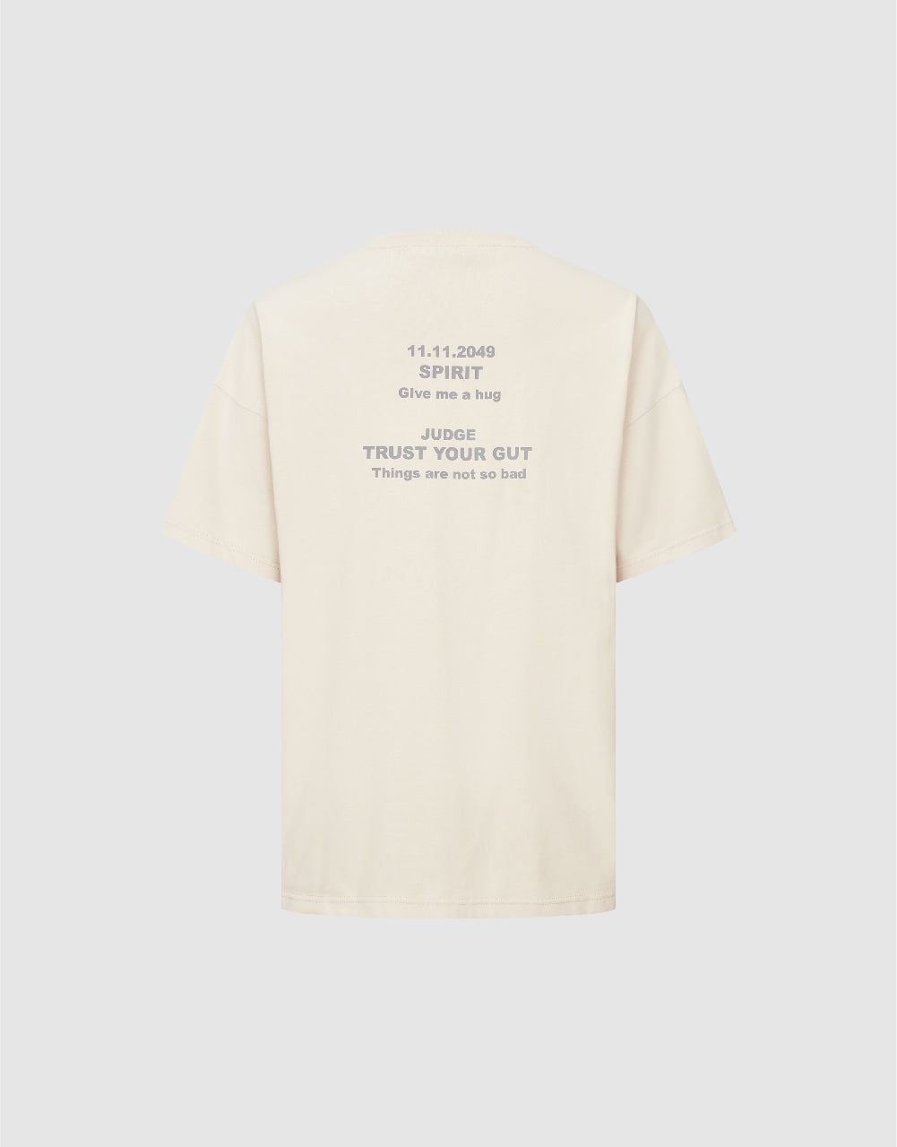 Drop Shoulder Sleeve Crew Neck T-Shirt sold by Urban Revivo product image thumbnail 2