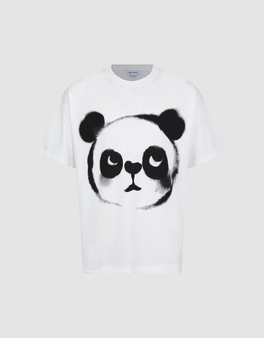 Panda Printed Crew Neck T-Shirt sold by Urban Revivo