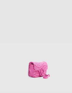 Denim Embossed Shoulder Bag sold by Urban Revivo