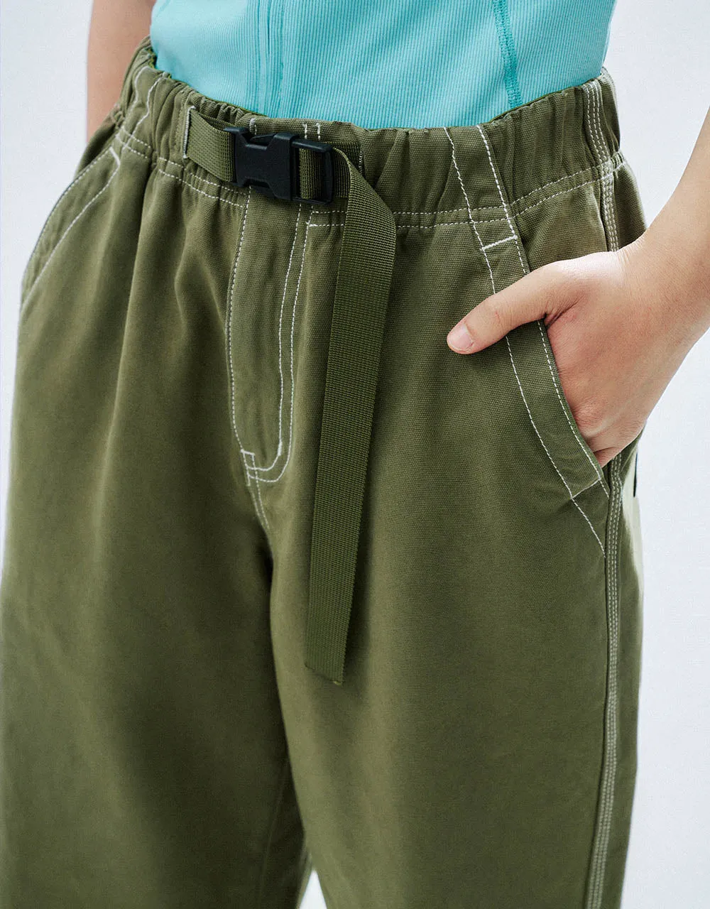 Carrot Fit Jeans With Belt sold by Urban Revivo product image thumbnail 5