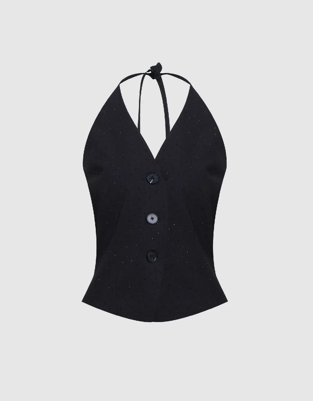 Skinny V-Neck Vest sold by Urban Revivo product image thumbnail 2