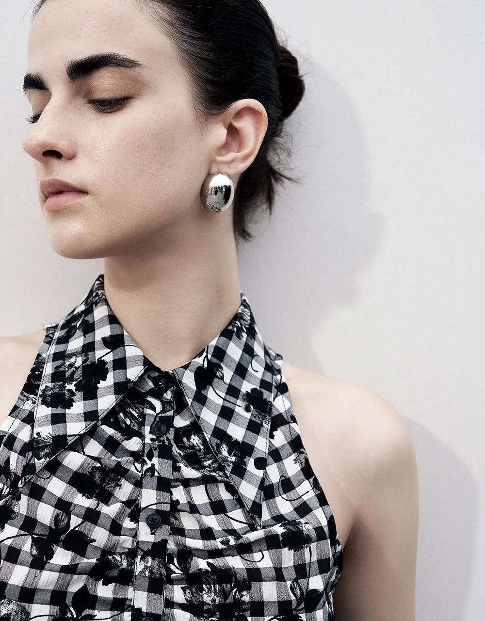 Checkered Straight Tank Top sold by Urban Revivo product image thumbnail 4