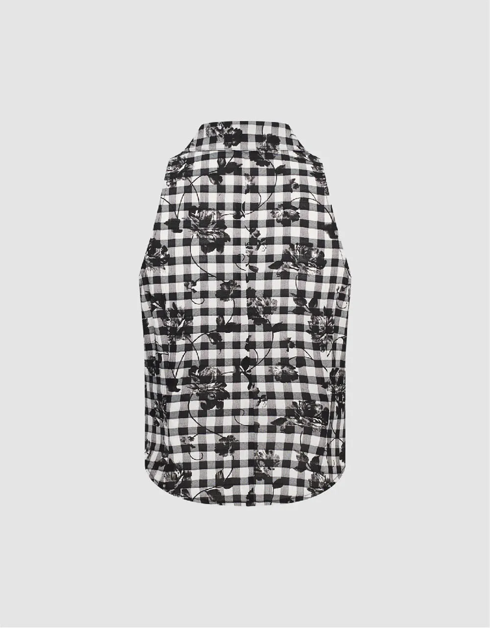 Checkered Straight Tank Top sold by Urban Revivo product image thumbnail 5