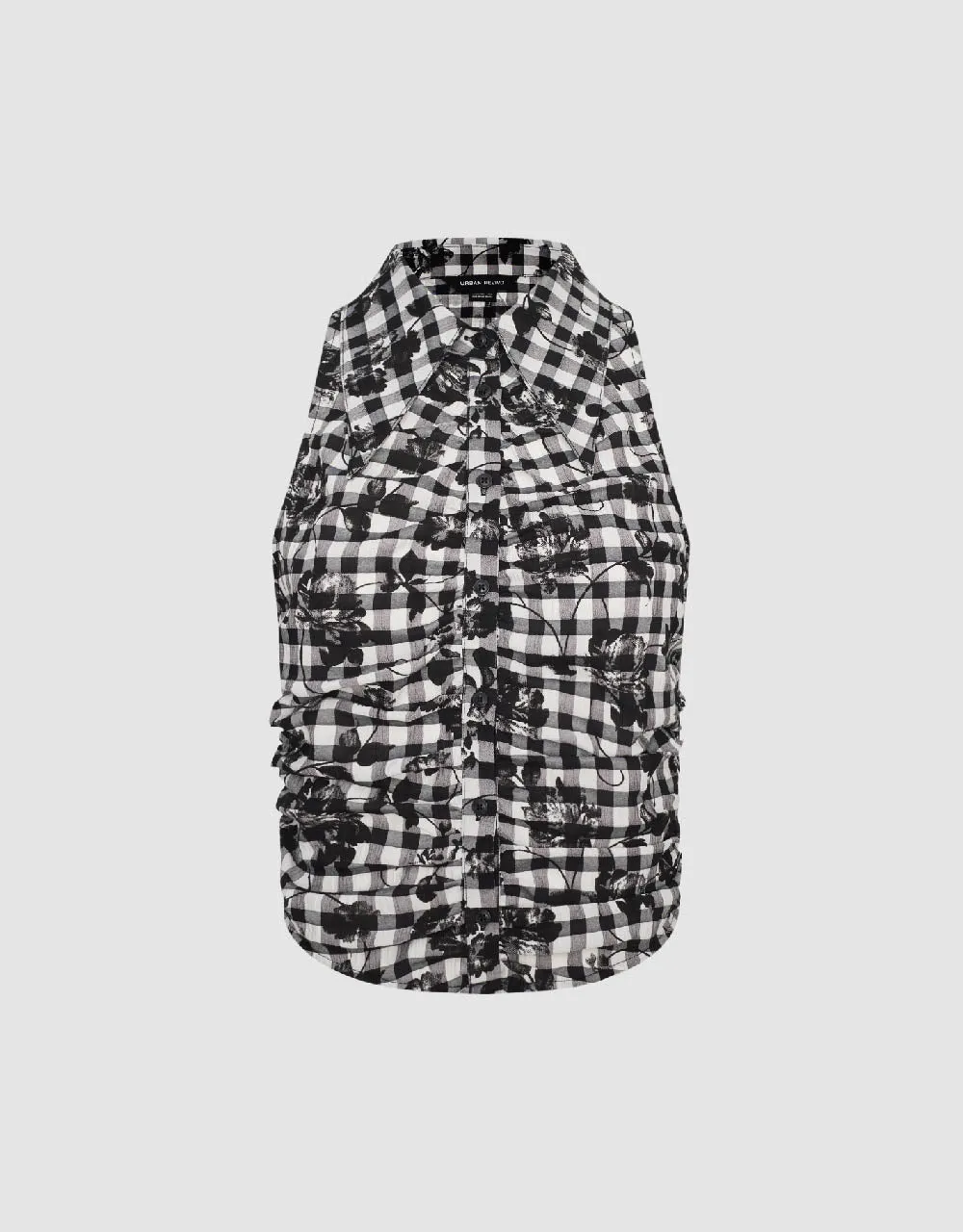 Checkered Straight Tank Top sold by Urban Revivo product image thumbnail 2