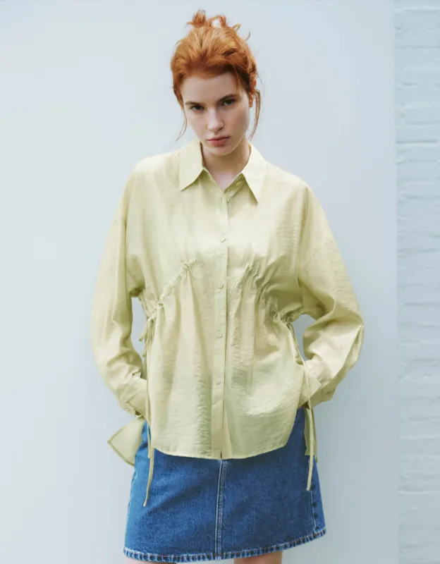 Button Up Skater Shirt sold by Urban Revivo