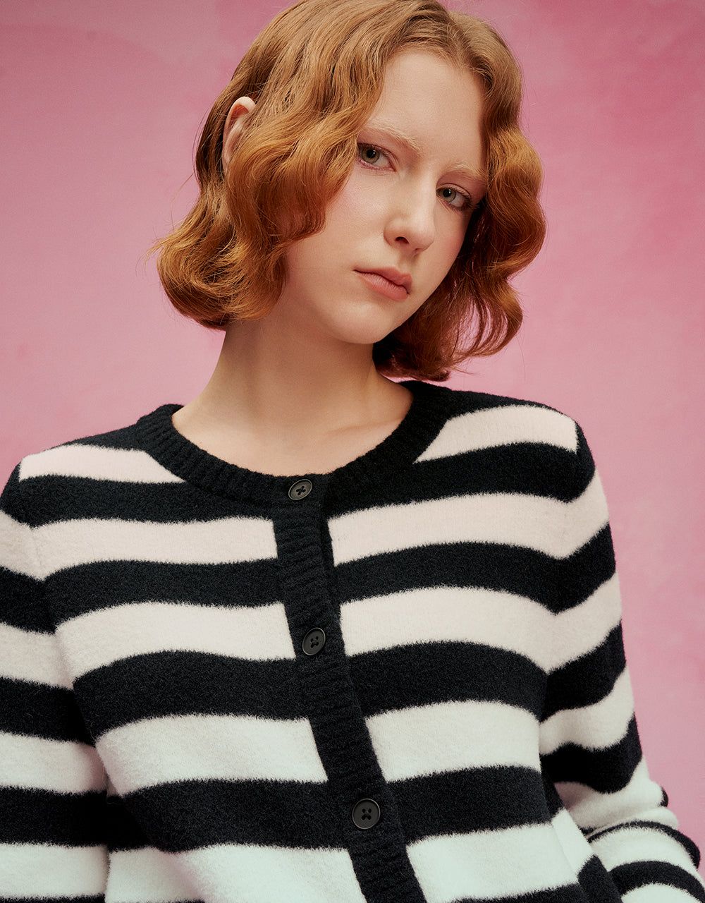 Striped Knitted Cardigan sold by Urban Revivo product image thumbnail 5