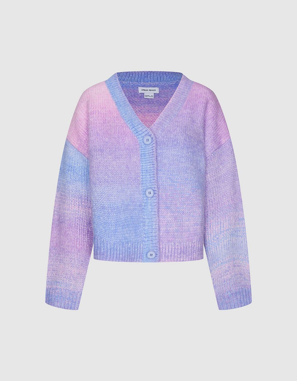 V-Neck Knitted Cardigan sold by Urban Revivo product image thumbnail 2