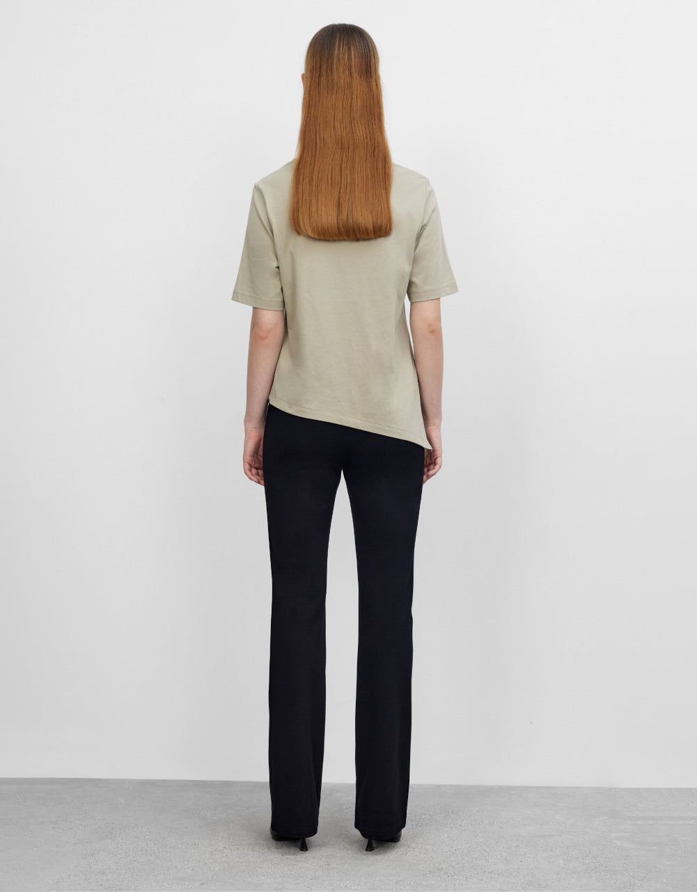 Asymmetric Crew Neck Regular T-Shirt sold by Urban Revivo product image thumbnail 3