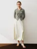 A-Line Denim Skirt sold by Urban Revivo