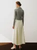 A-Line Denim Skirt sold by Urban Revivo